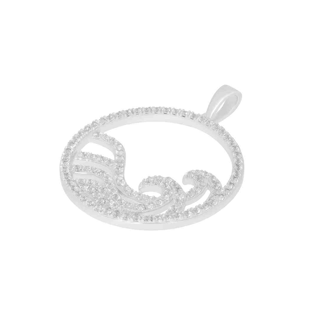 Waves Diamond Fashion Pendant PD31141A